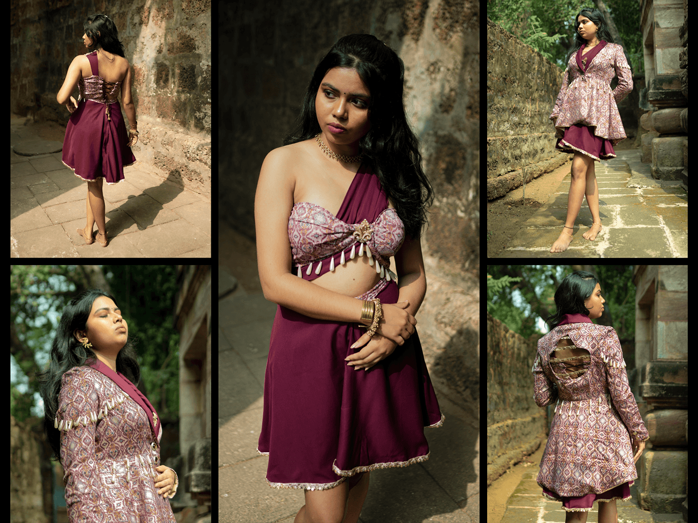 Ethnic Wear blazer fashion design ILLUSTRATION  mahabharata NIFT Fashion  dress designer garmentconstruction