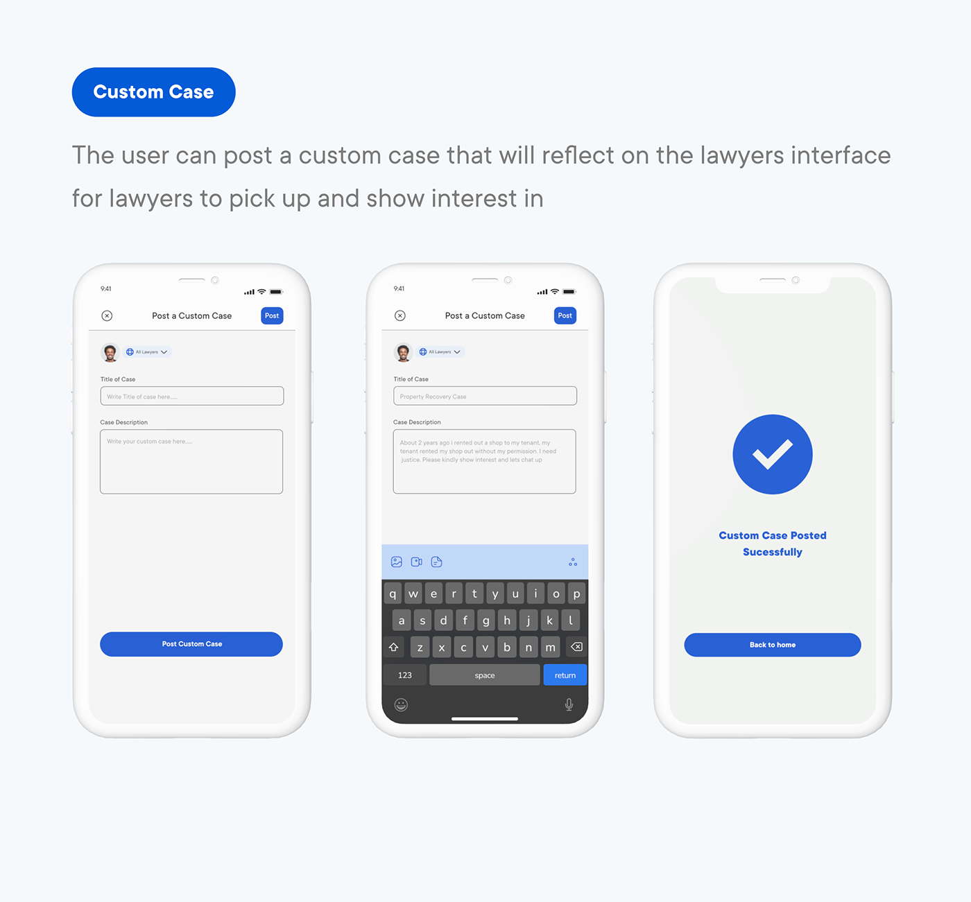#Design CaseStudy Figma ios lawtech Legalui legalux Mobile app ux