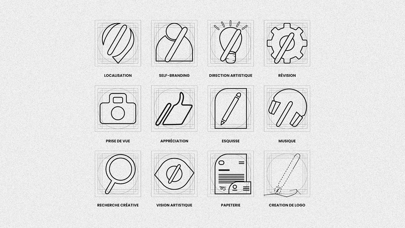brand identity personal branding visual identity Logo Design guideline artistic direction graphisme identité visuelle communication visuelle graphiste