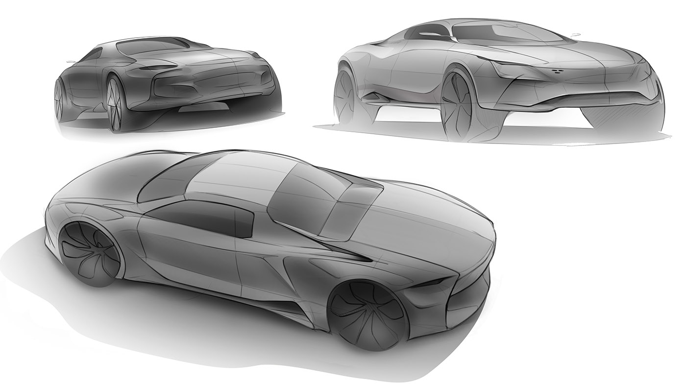 car design sketch