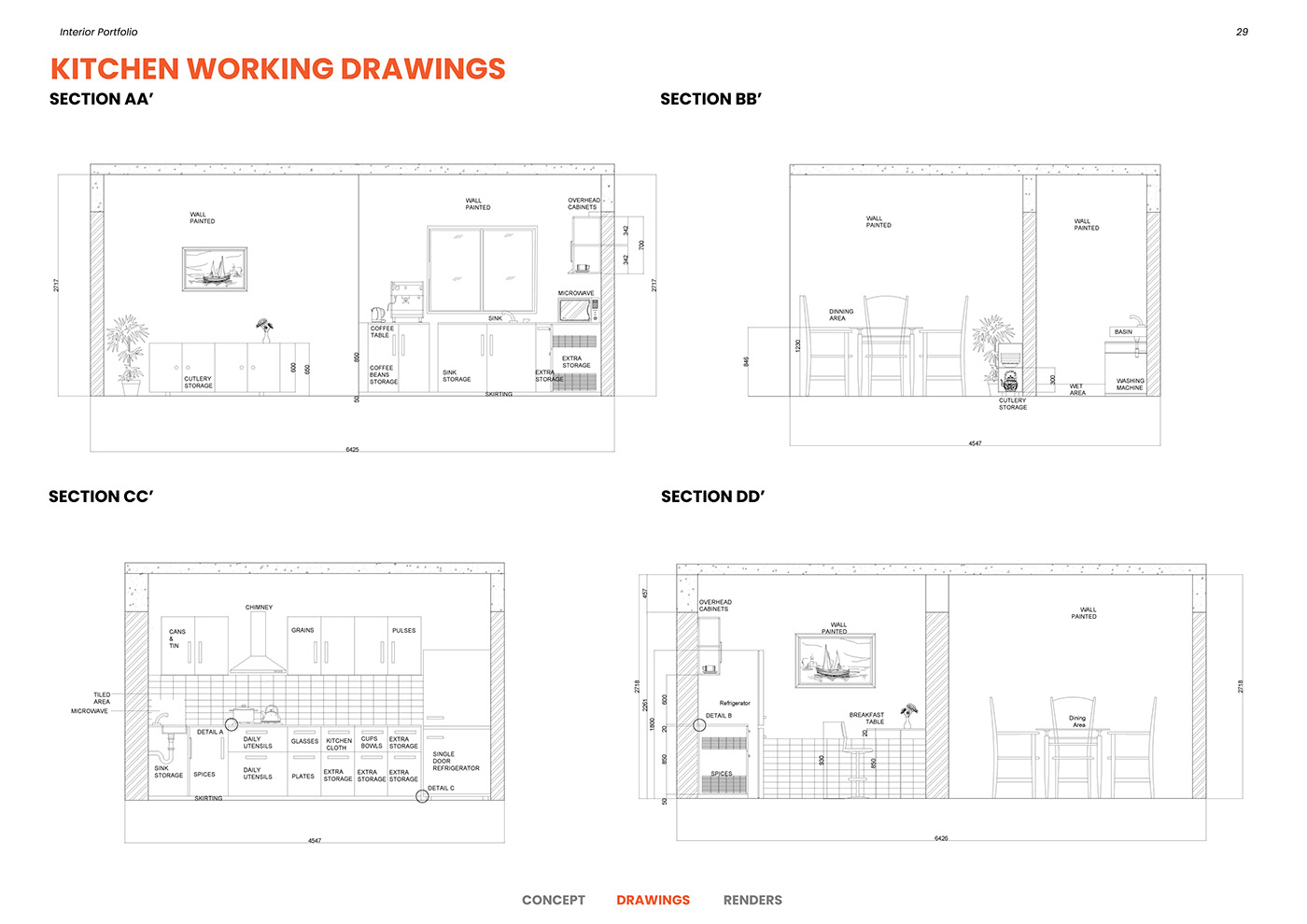 interior design  Interior architecture Render drawings Portfolio Design Resume CV residential Retail furniture portfolio