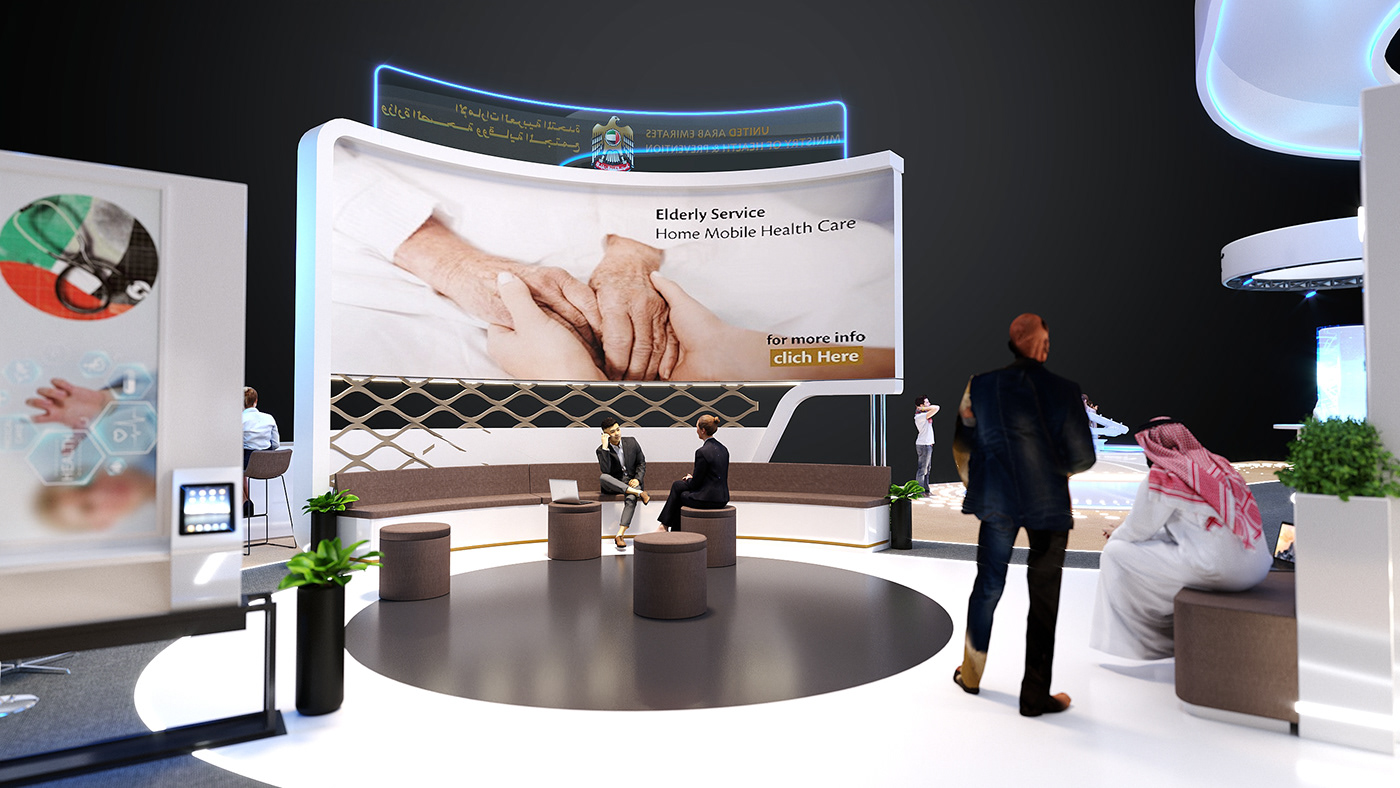 booth design corona render  exhibtion stand exhibtionstand design stand design