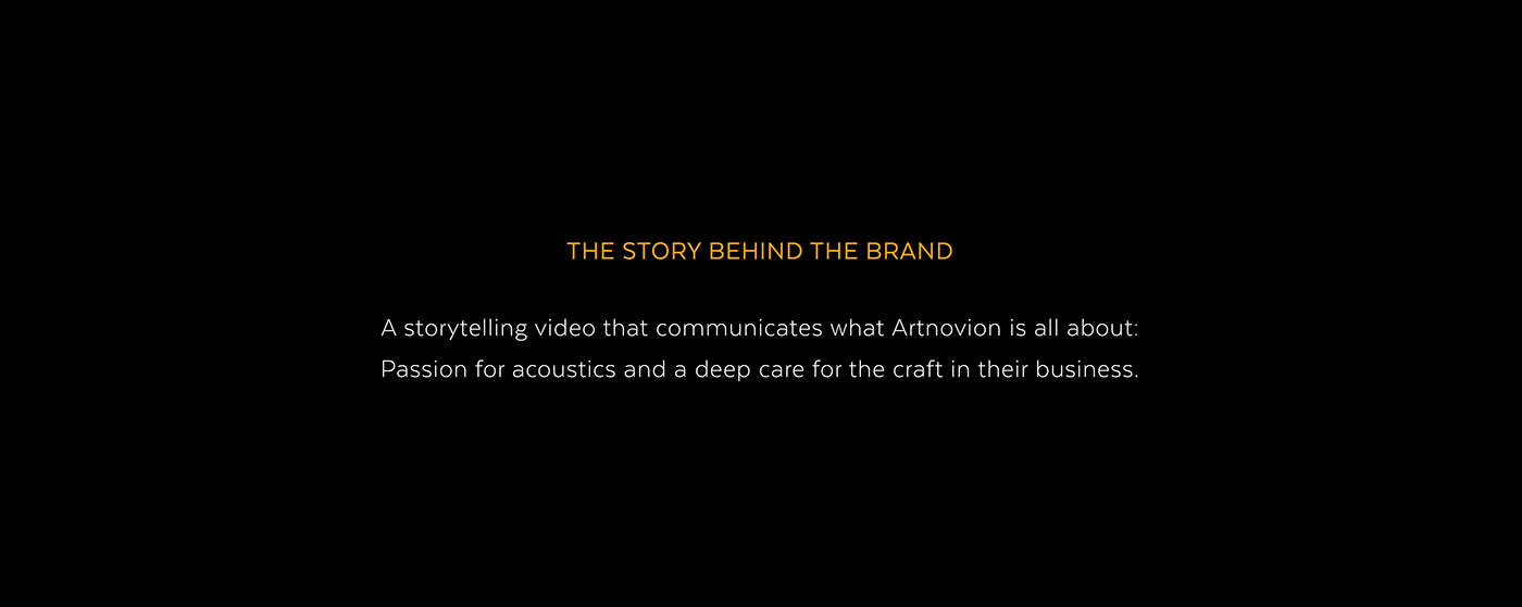 Branding Strategy acoustic holistic design communication Performance video business Experience minimal simple iconic