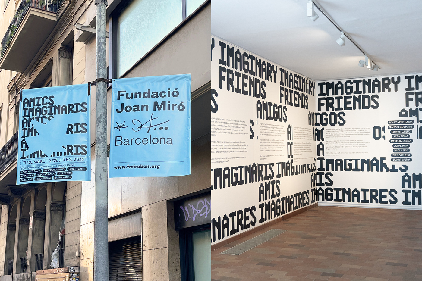 barcelona museum brand identity art installation identity gallery campaign