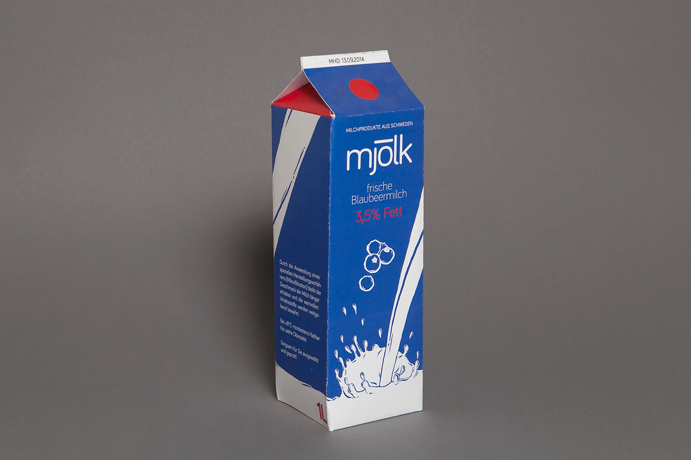 Packaging milk Food  ecological bio milch karton verpackung illu colourscheme