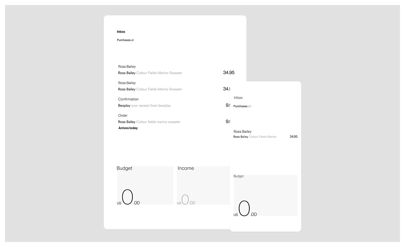 app ios modern clean UI ux mobile contemporary design minimal