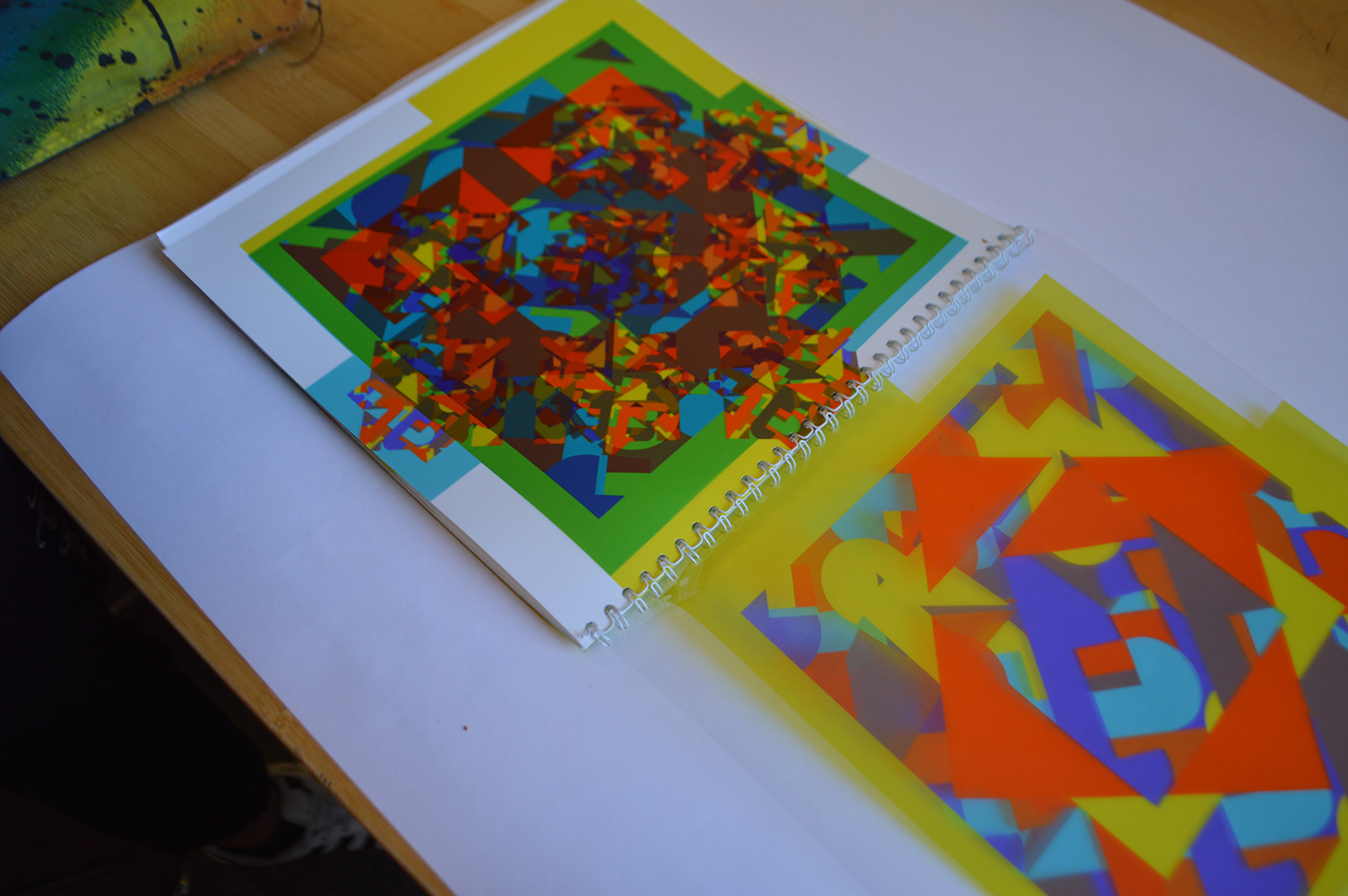 color pattern graphic design  booklet ideas colorful booklet color change geometric pattern