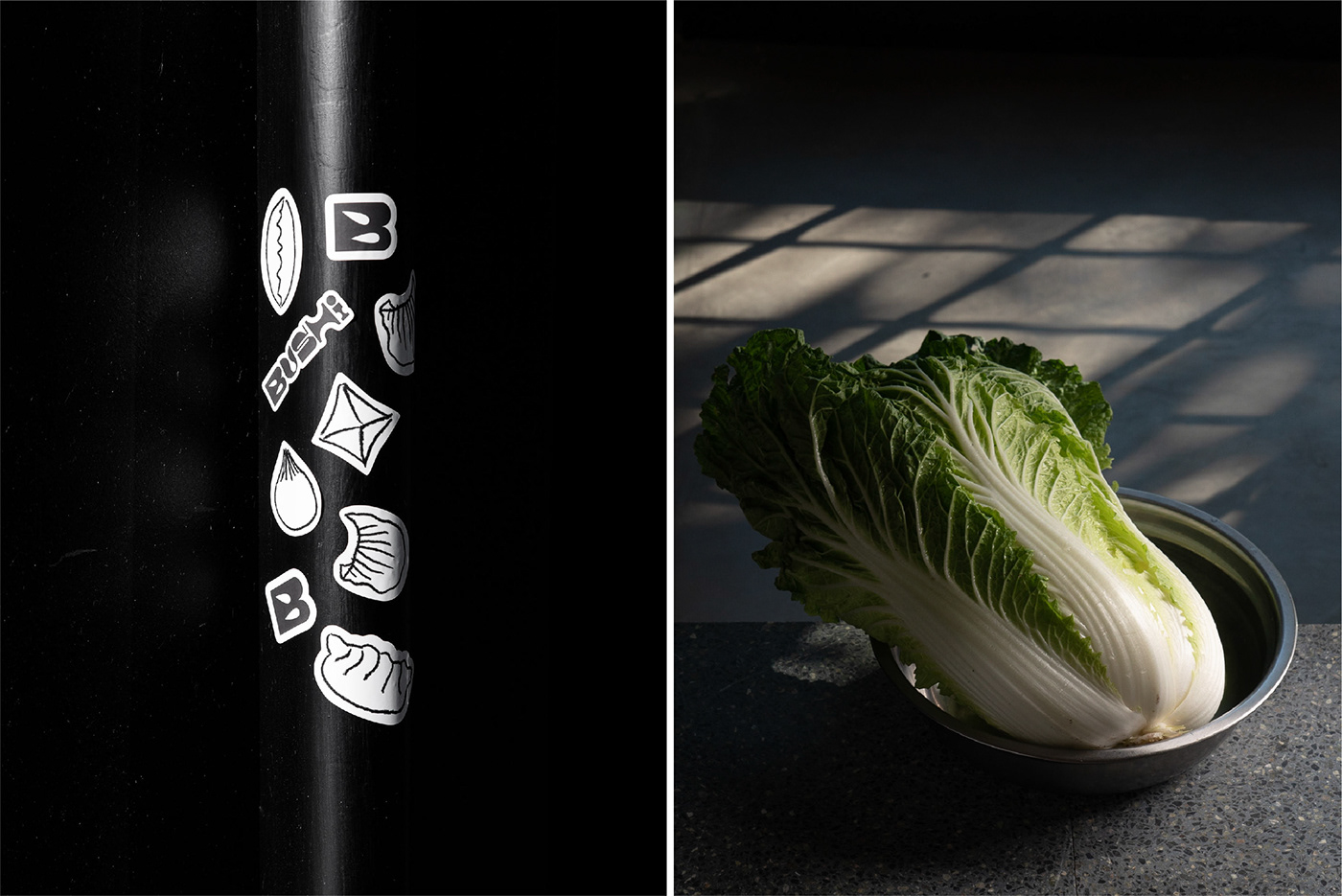 branding  brand identity Logo Design identity asian cuisine ramen dumplings ILLUSTRATION  Packaging Bushi
