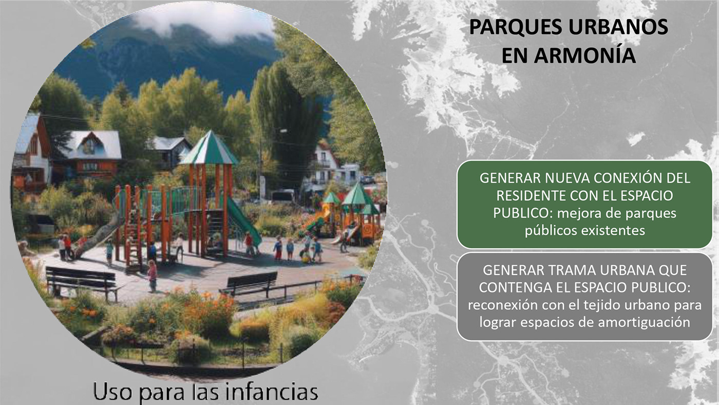 Villa La Angostura city argentina Landscape Architecture  Landscape Design architecture exterior visualization Sustainability Ecology