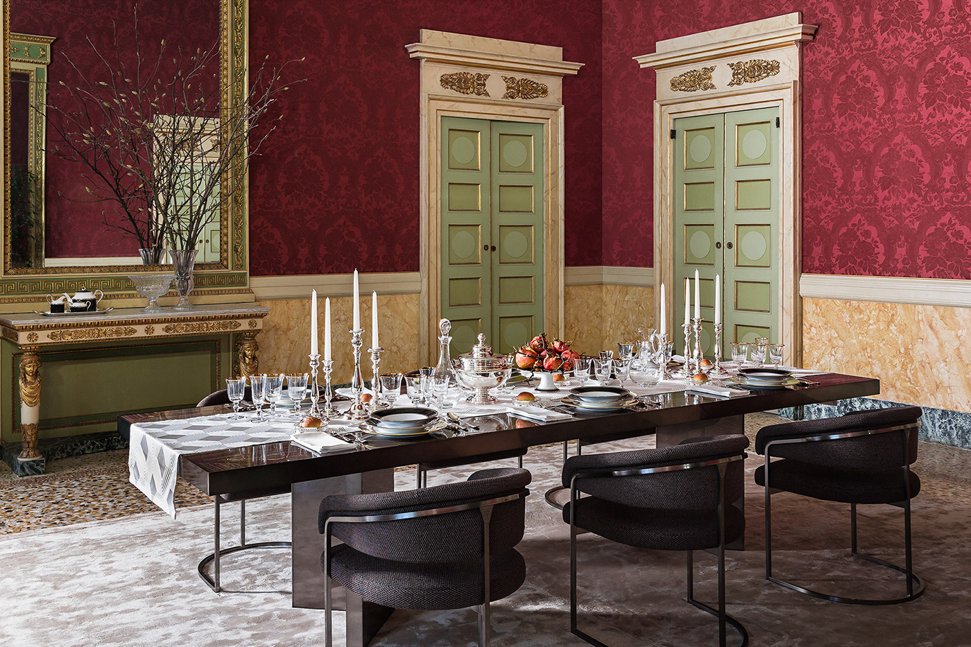 Exhibition  Palazzo Reale milan table conviviando historical period
