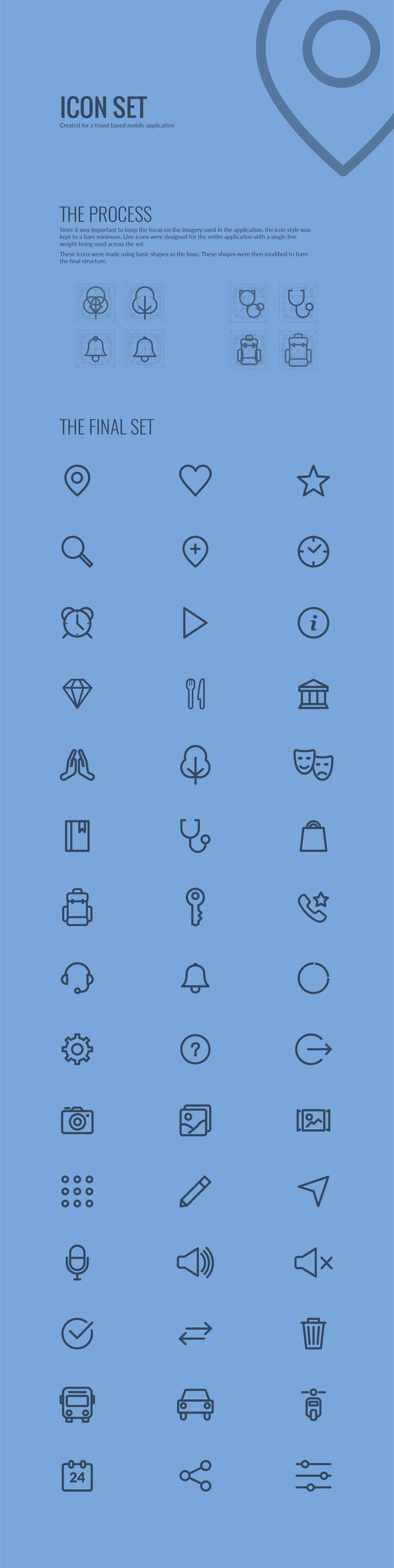 icon set Travel Transport UI ux Mobile Application icons icon design 