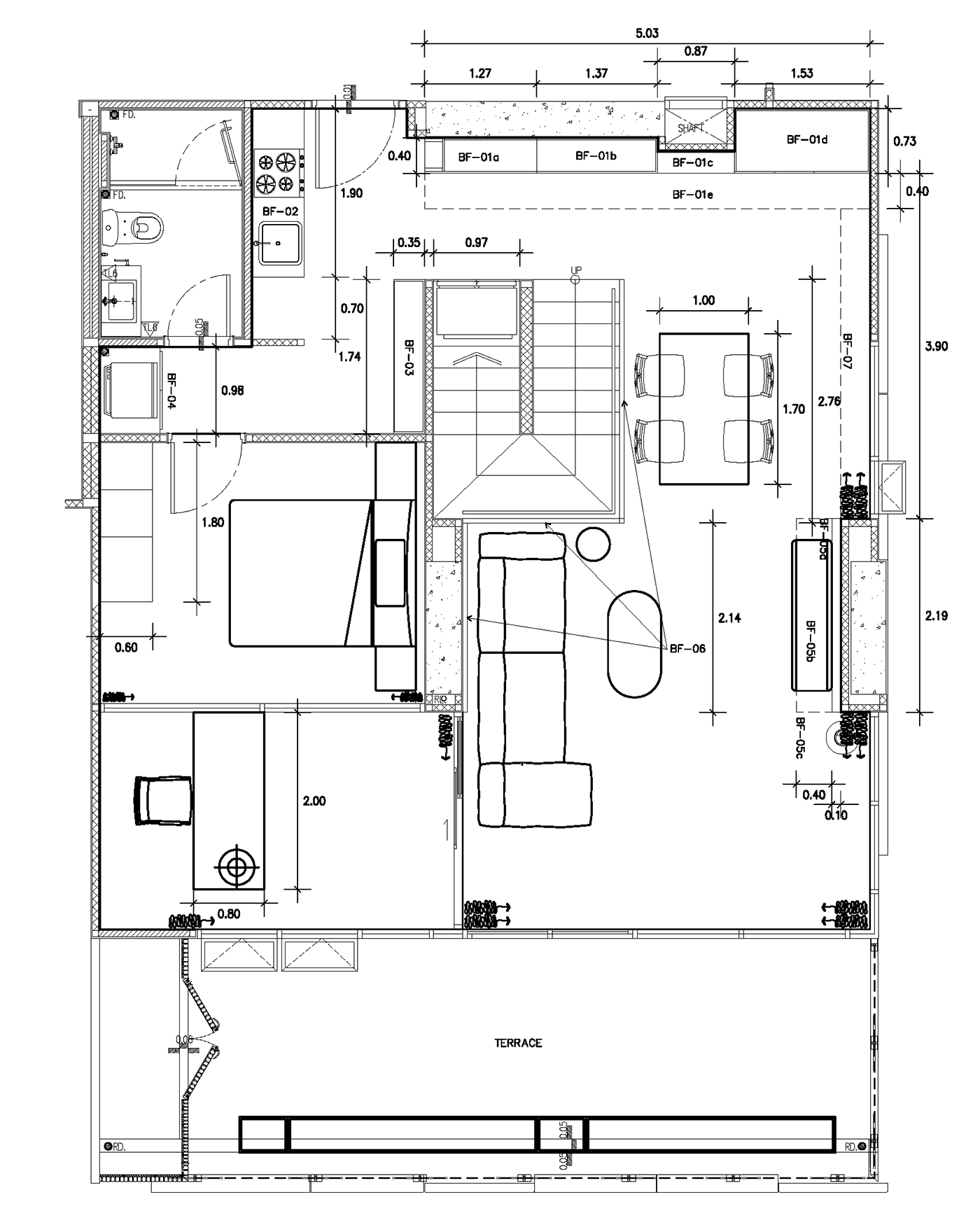 duplex design Interior