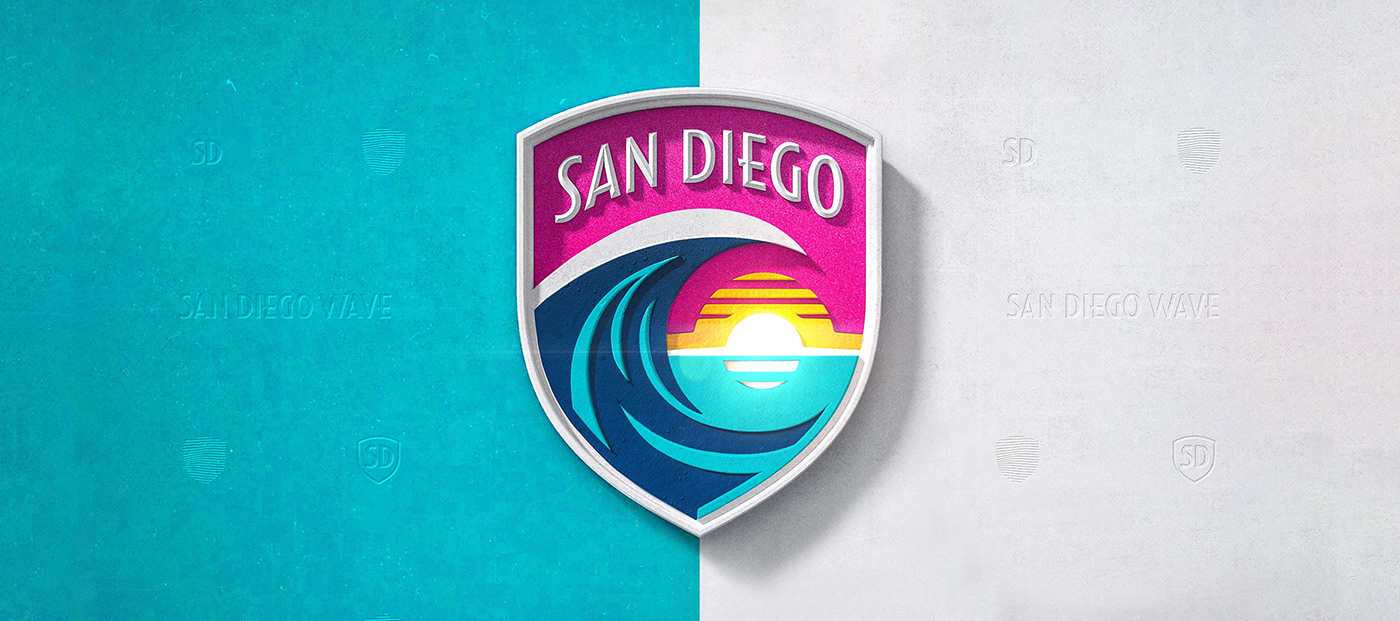 badge brand identity crest football football crest logo San Diego soccer Sports Branding Sports logo