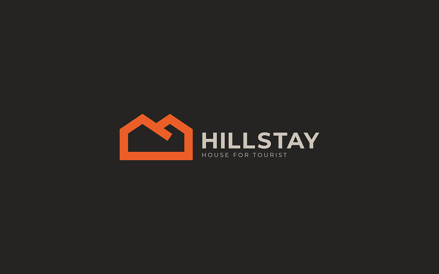 Hotel Branding Hotel Logo tourism house hillstay