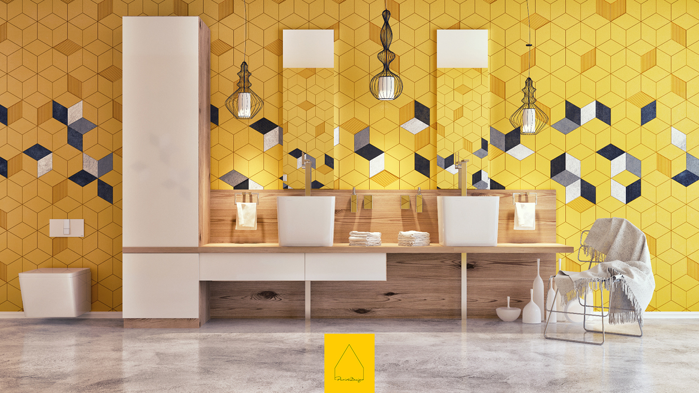 bathroom bathroomdesign penintdesign bagno minimal Interior