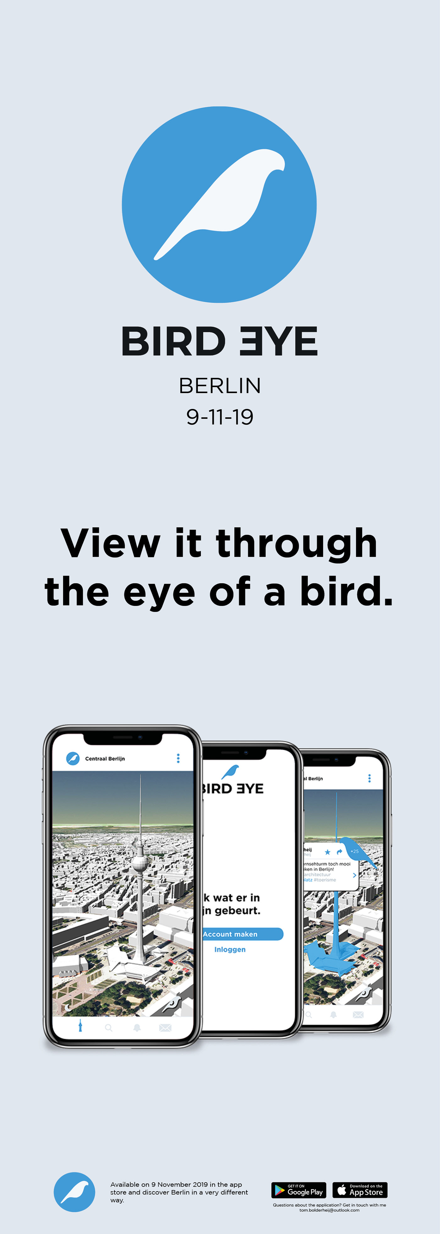 application twitter eye bird