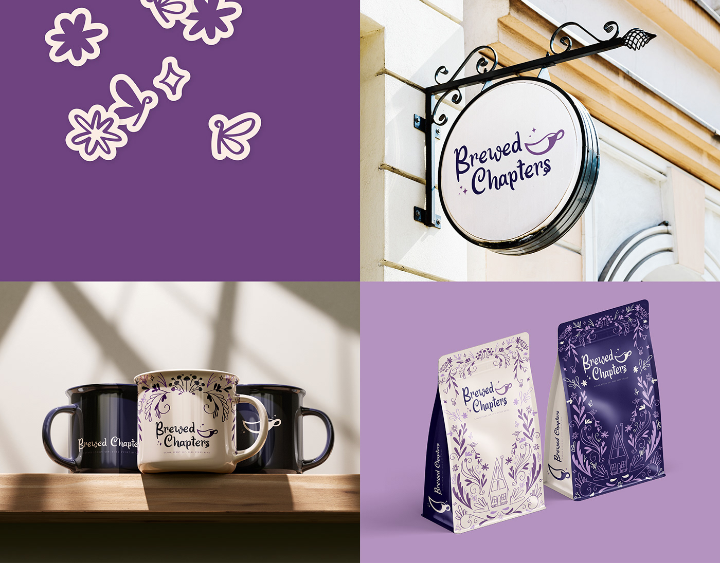 brand identity branding  Brand Design visual identity Coffee cafe Logo Design coffee shop graphic design  Social media post