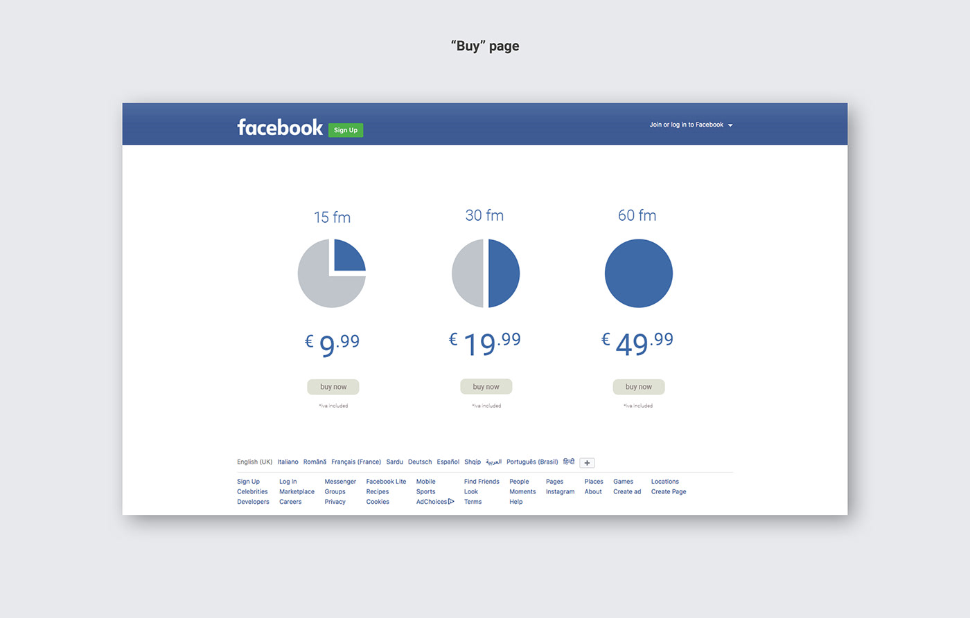 facebook time one hour hour social network Critical Design Interface RESTYLING