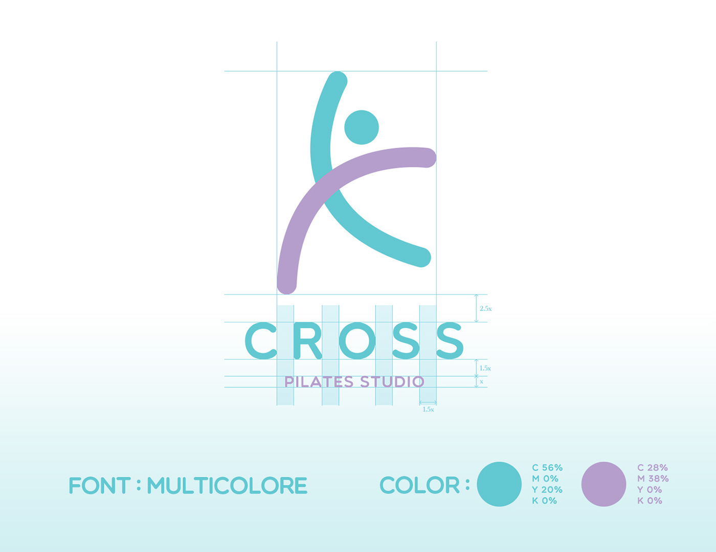Pilates studio design logo +branding+