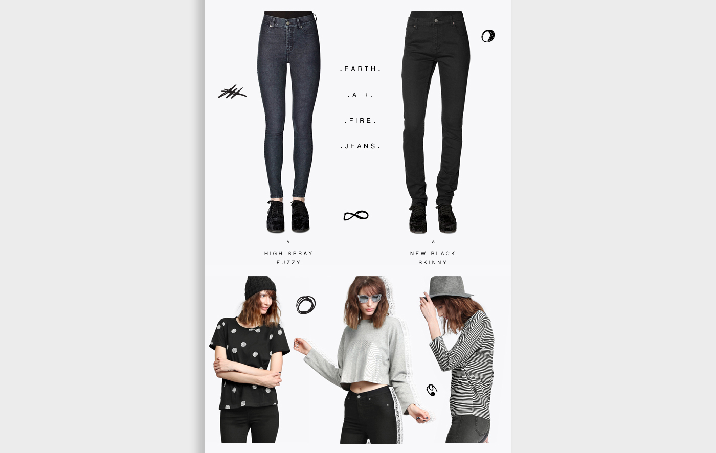 graphic design  Fashion  cheap monday E COMMERCE newsletter Emailer Web Design 