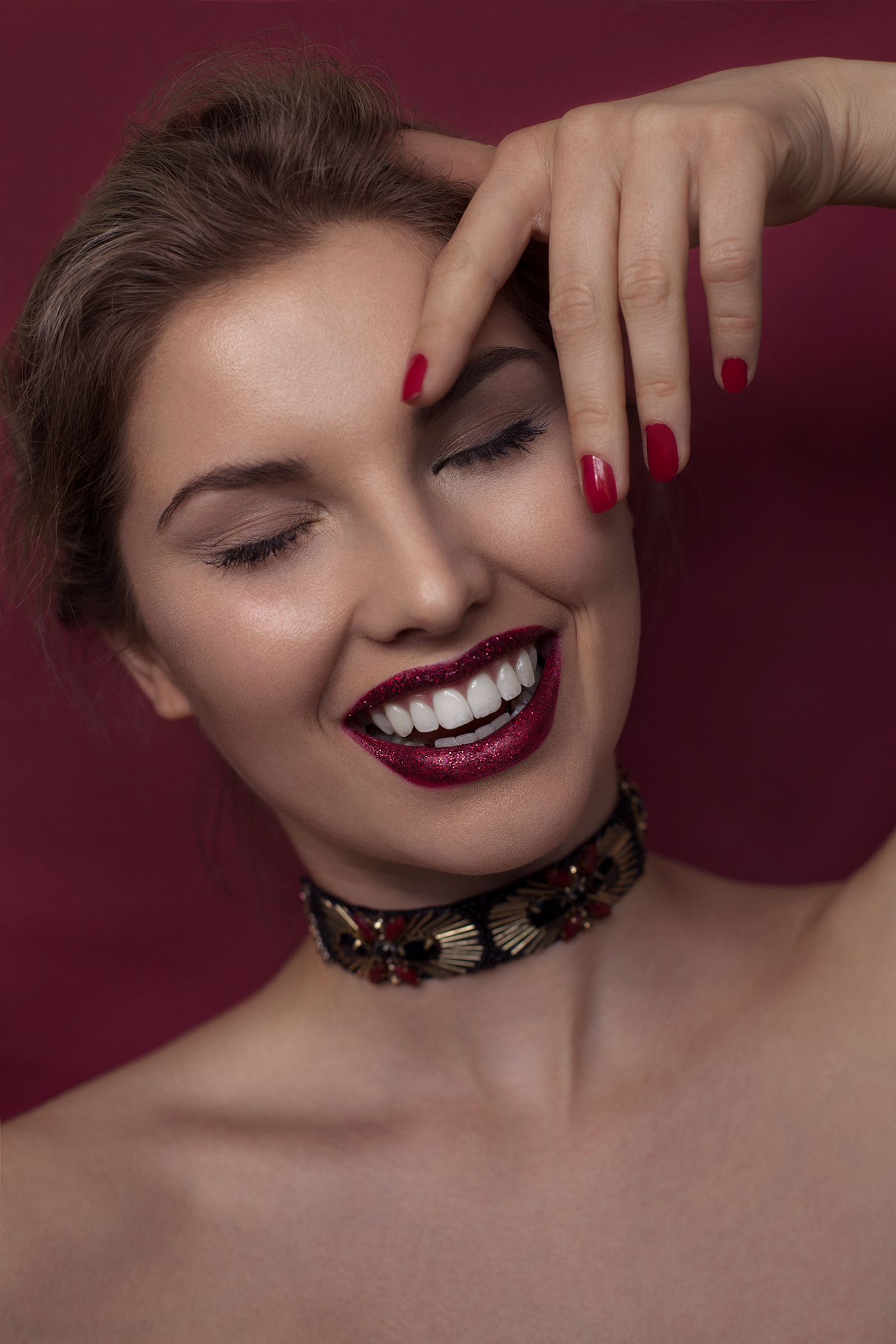 photo beauty shooting model girl retouch retouching  postproduction highend makeup
