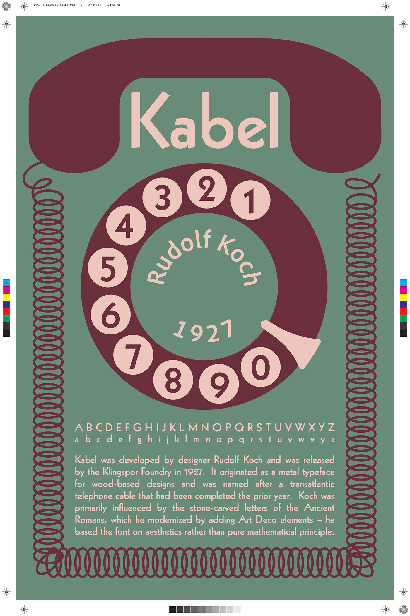 text typography   font kabel