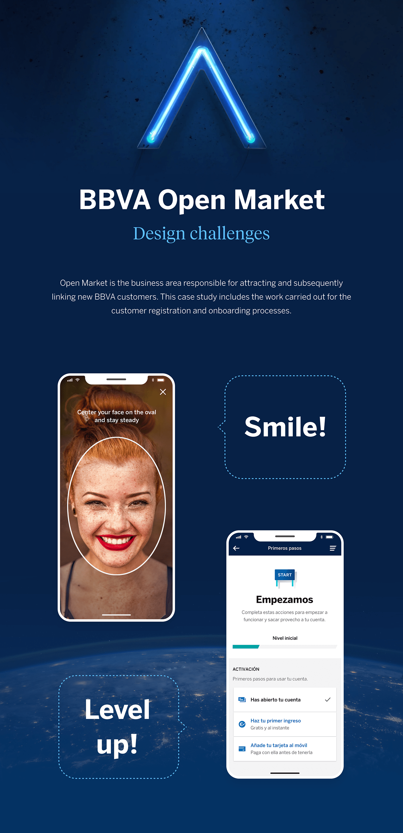 design app design banking bbva UX UI Case Study Face Recognition Onboarding user interface UX design