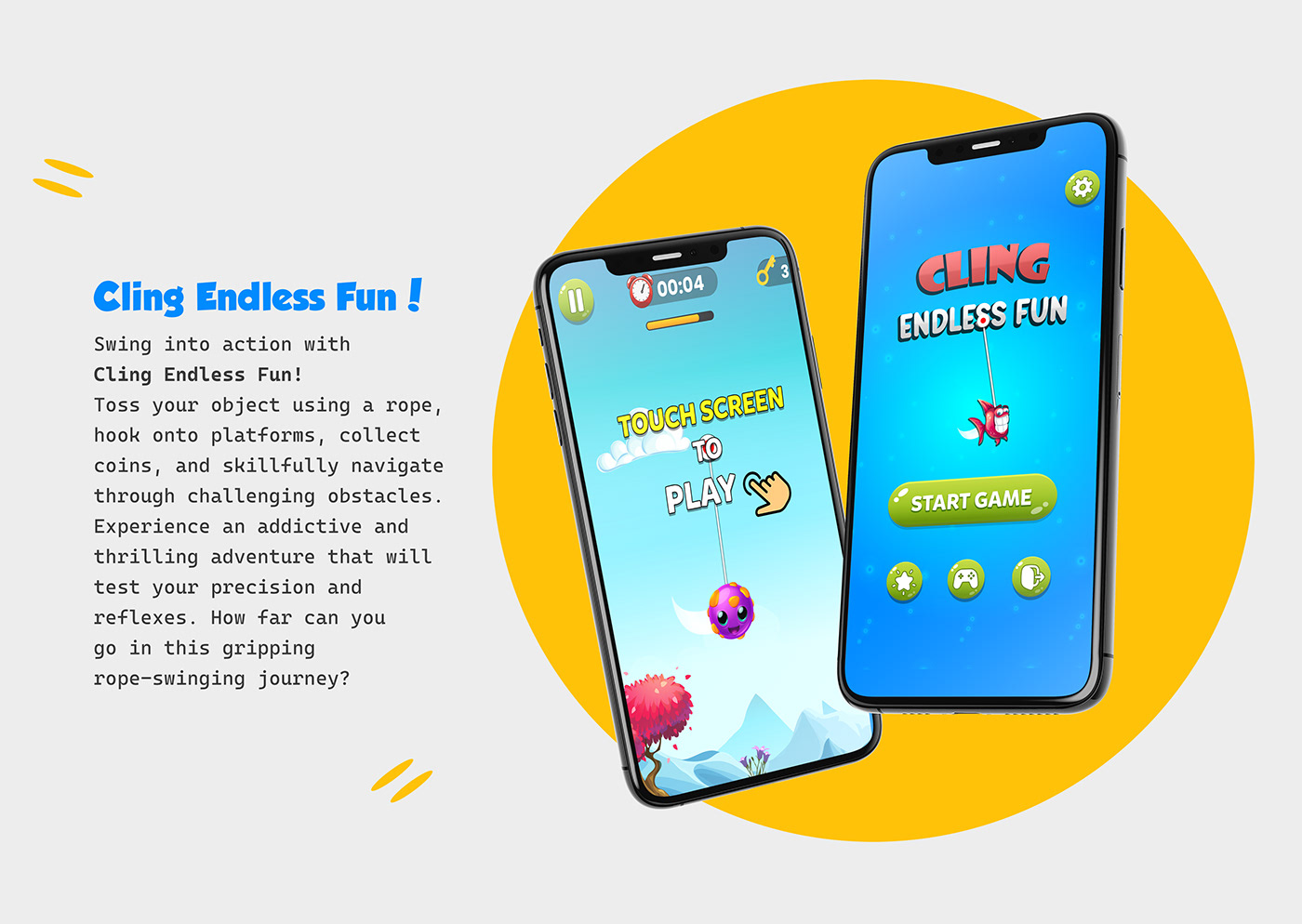 Endless Game mobile game ui ux 2d game board game fish game android game title game kit free ios games