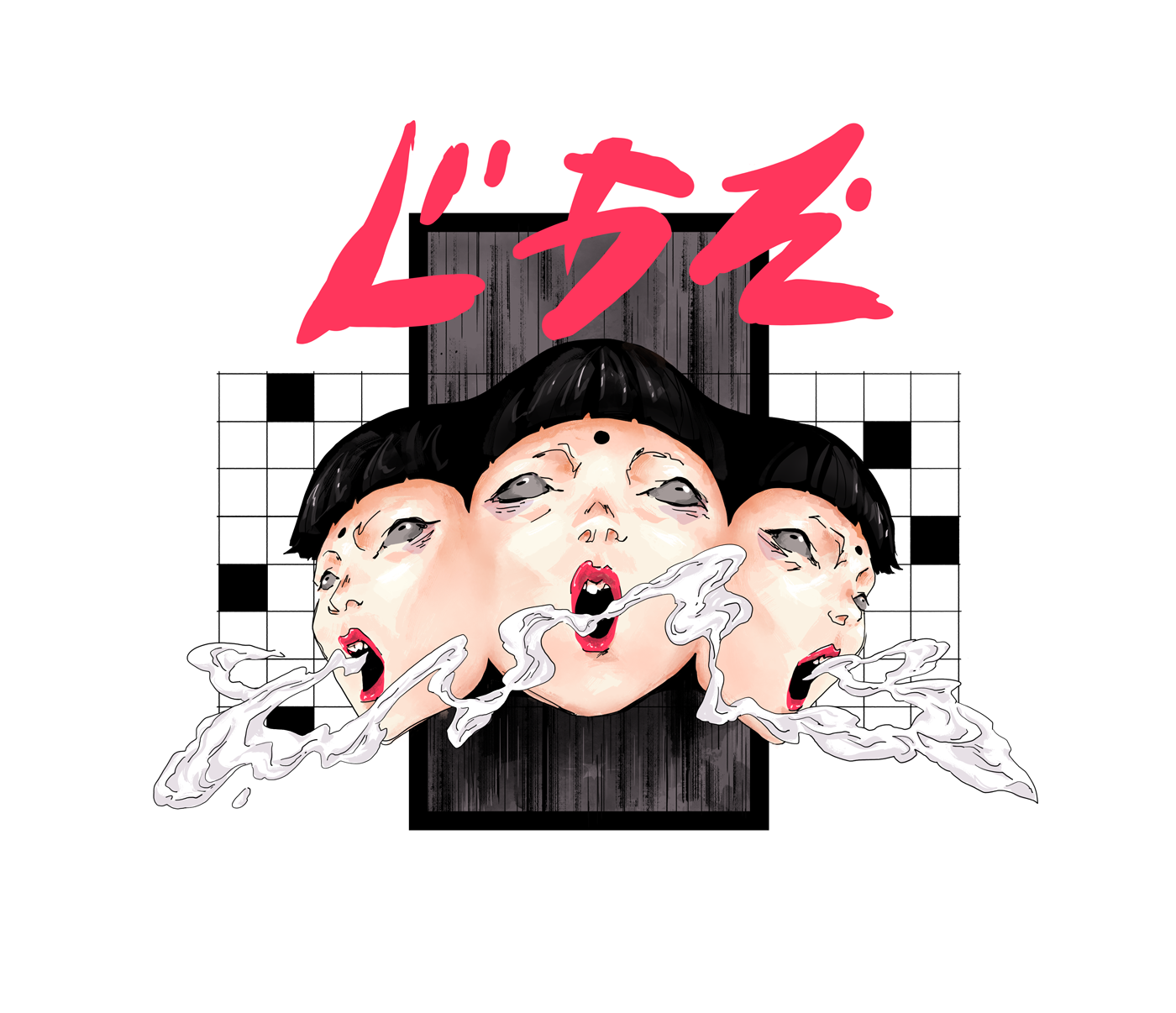 post-modern punk teenager Digital Art  Character design  concept art japan Street Art  contemporary woke
