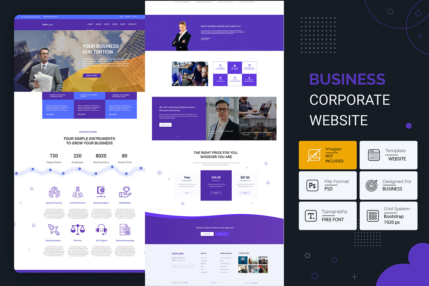 advertisement business development digital entrepreneur financial homepage marketing   Website