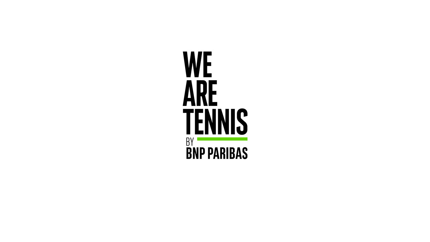 We Are Tennis bnp paribas tennis brand identity lift