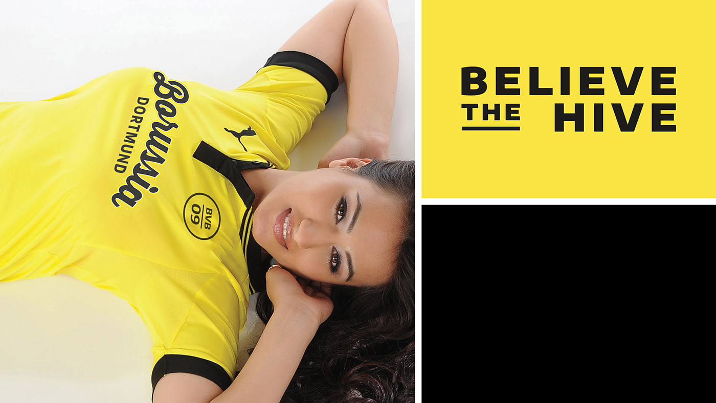 bvb Broussia Dortmund branding  soccer identity logodesign logo