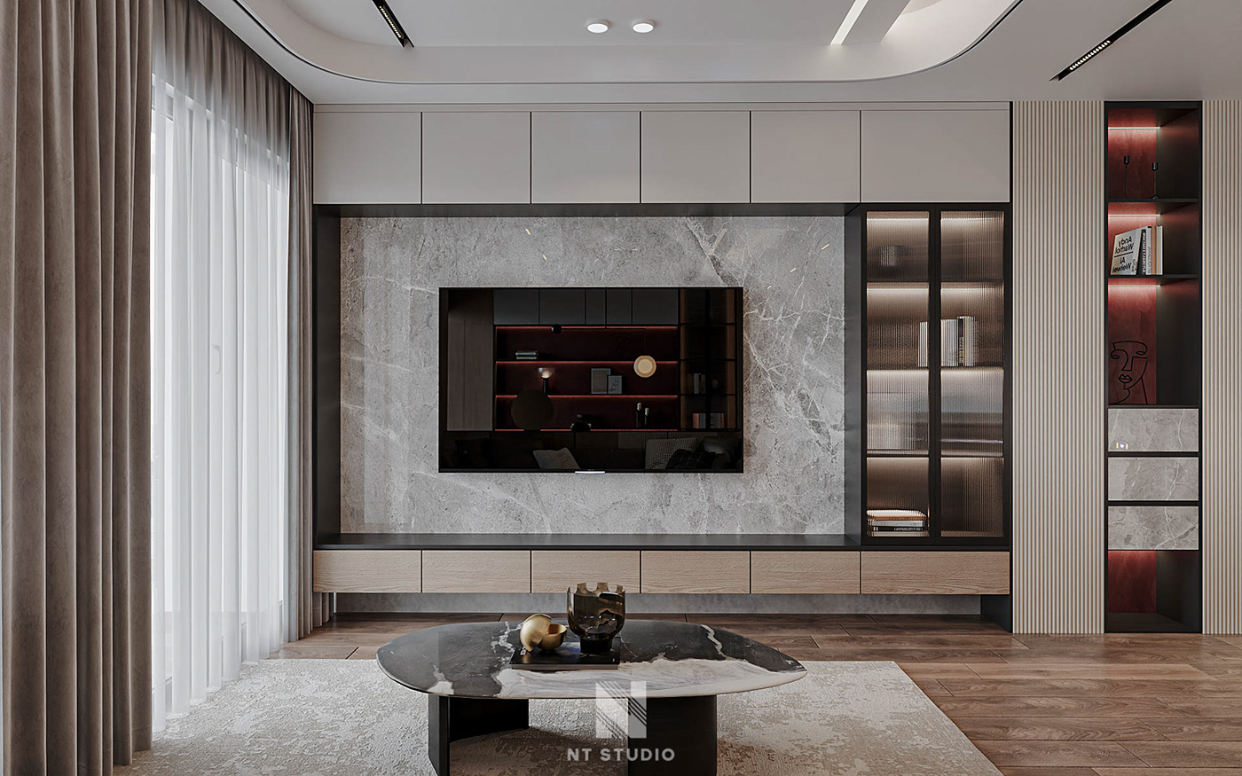 interior design  architecture visualization 3ds max corona Interior modern Modern Design chill art