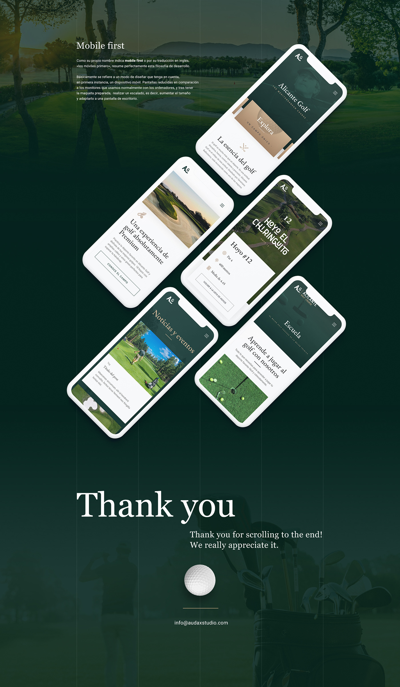 branding  Case Study Figma golf green ui design UI/UX user experience ux Web Design 