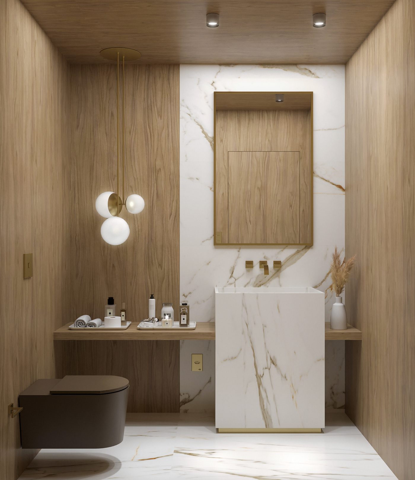 architecture archviz bathroom decor decoration design Interior interior design  Marble toilet