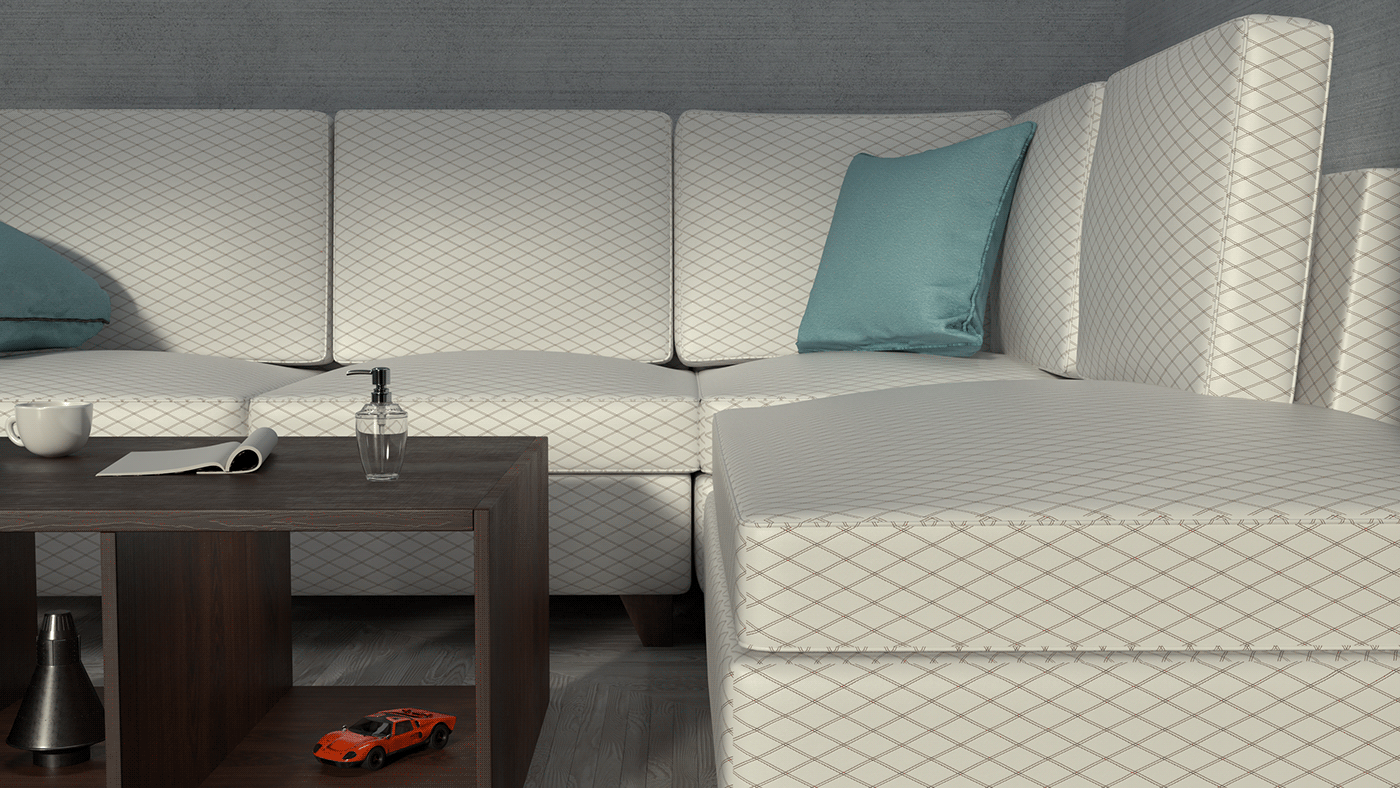 architecture cussion decoration leather luxury sofa