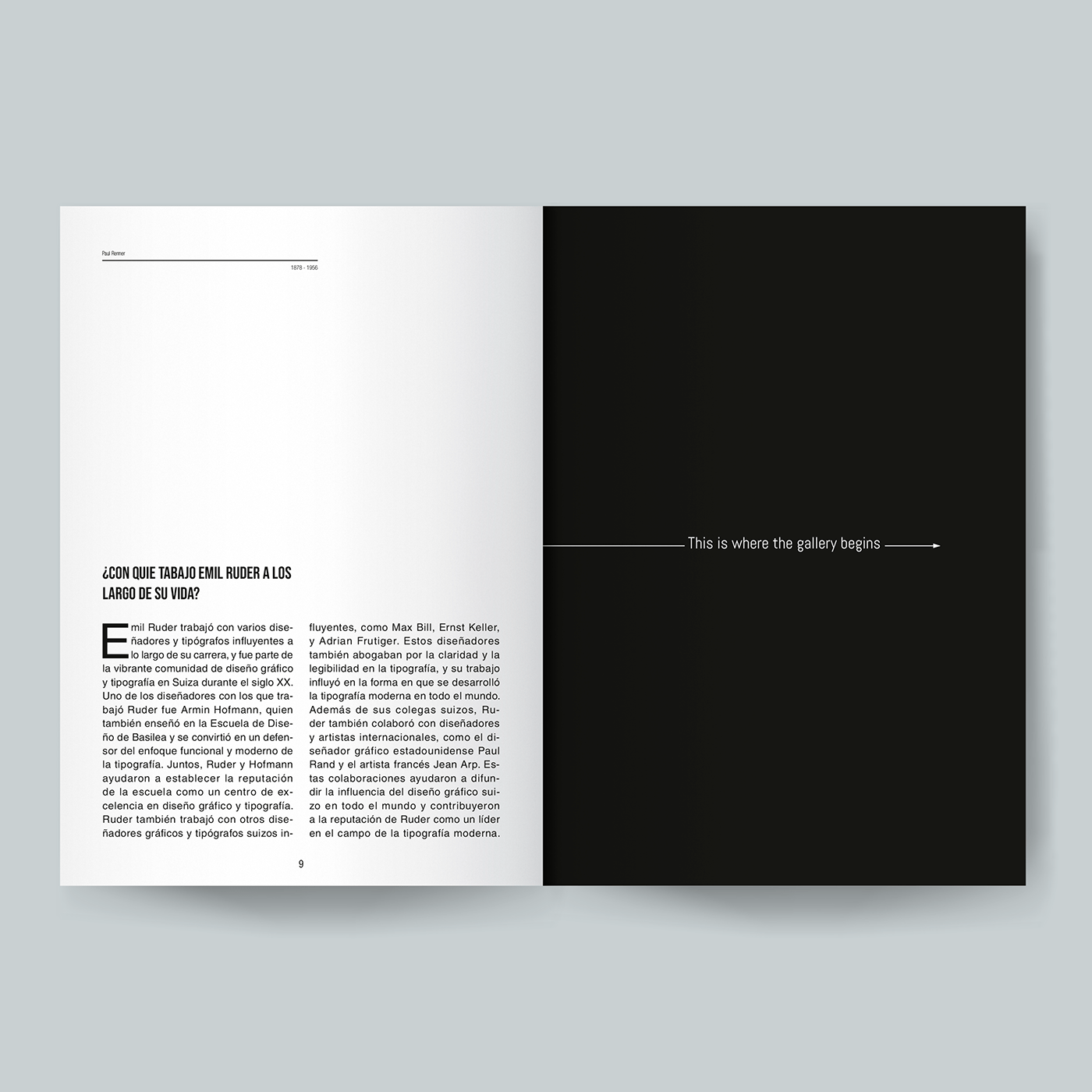 Diseño editorial editorial design  emil ruder InDesign industrial design  maqutacion y diseño paul renner revista text typography  