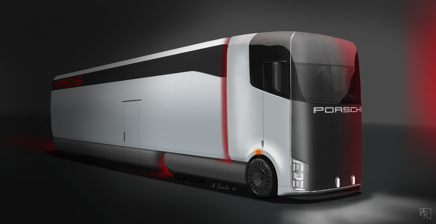 Porsche Truck design Aerodynamics