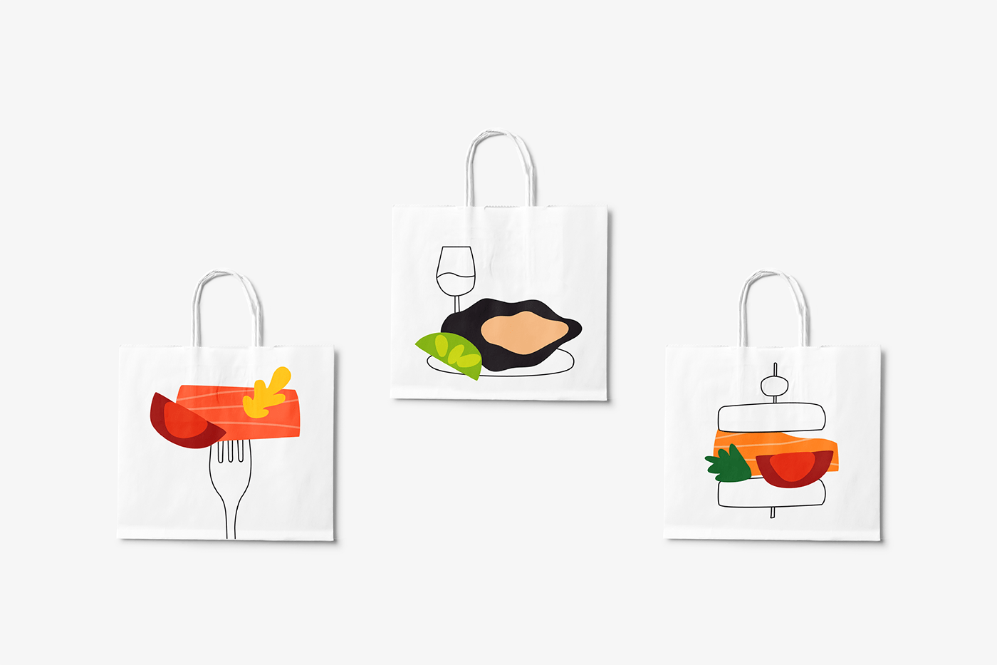 adobe illustrator fish food photography packaging design preserves vector visual identity seafood