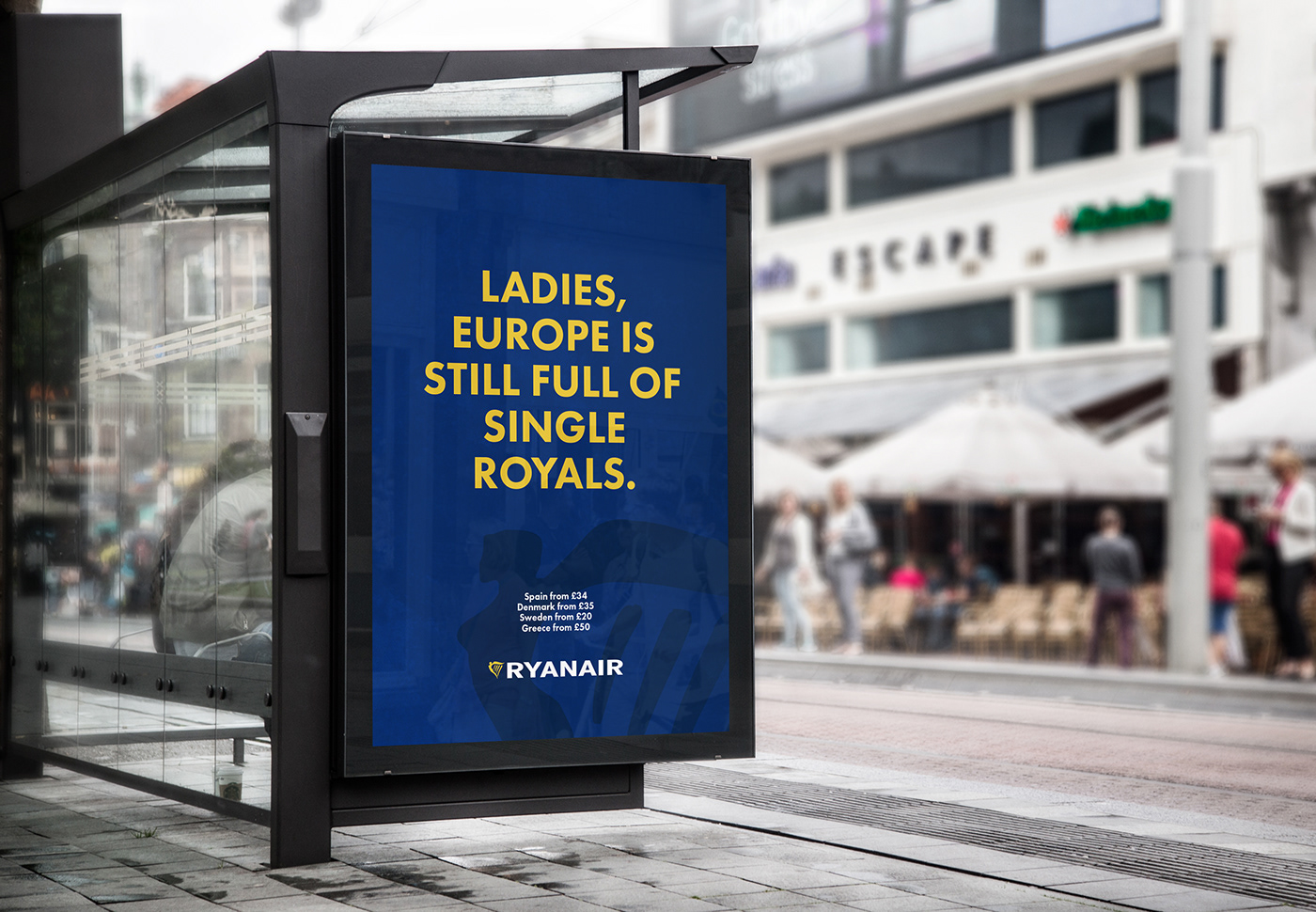 Advertising  copywriting  newsjacking Real time marketing royal wedding Ryanair