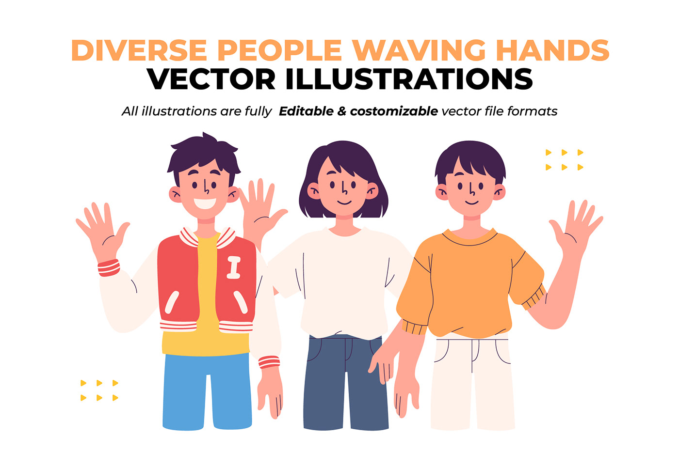 cartoon Character design  digital illustration ILLUSTRATION  illustrations hands happy Character Digital Art  waving