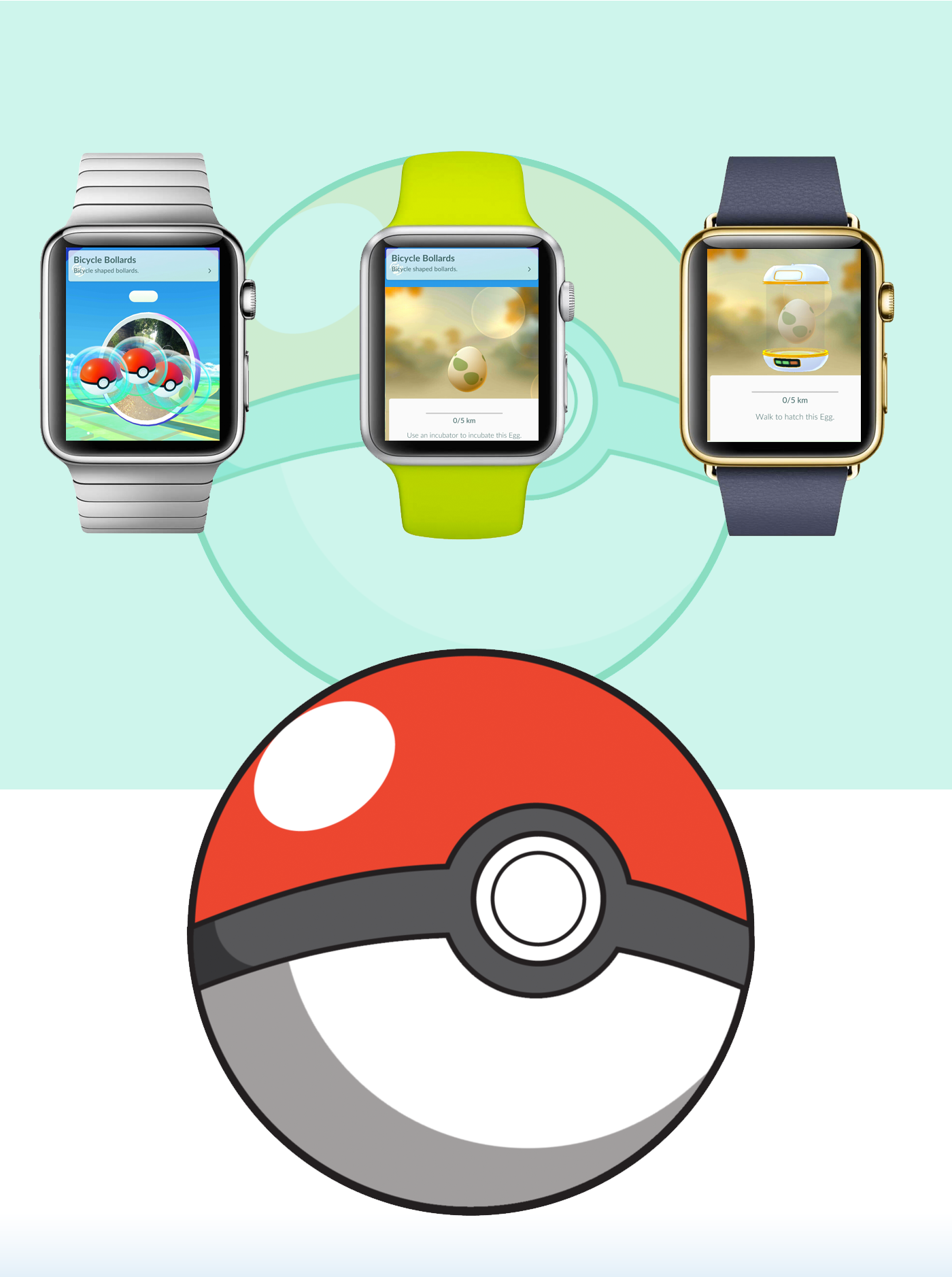 Pokemon iwatch uidesign Appdesign Games pokemon-go ios gym design