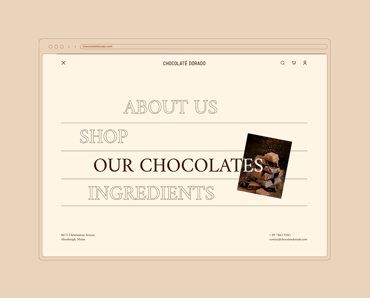 branding  3D Web Design  Packaging chocolate dessert cacao snack Food  nutrition