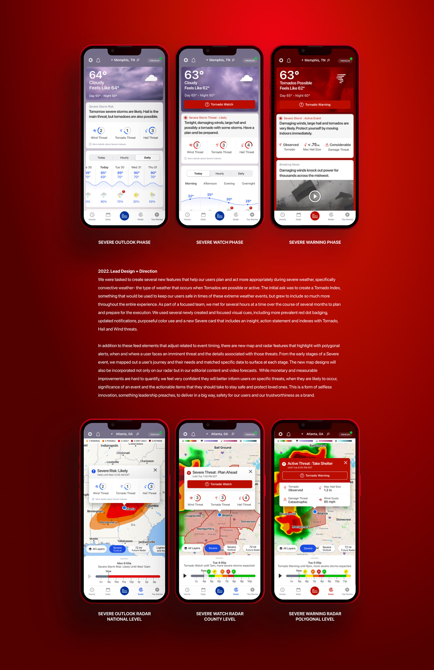 color system design system dynamic content Mobile app safety ui design UI/UX user experience visual design weather