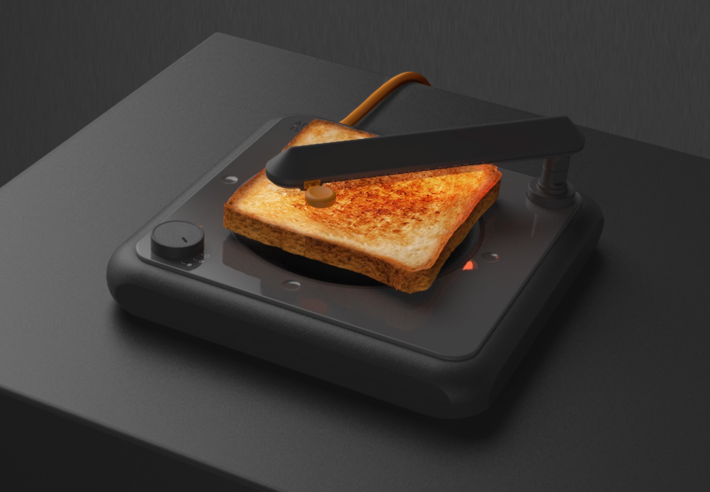 product toaster black appliance industrial design  product design  creative design life record