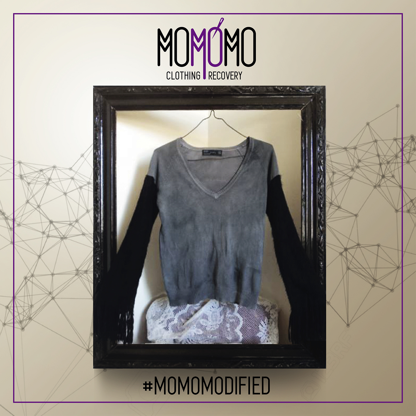 Momómo logo design brand Clothing