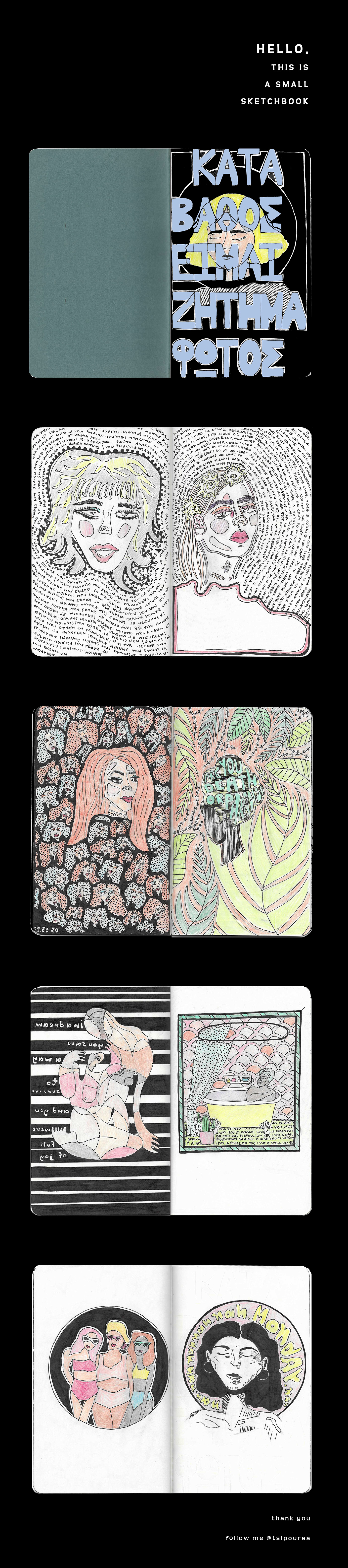 color ILLUSTRATION  notebook sketchbook