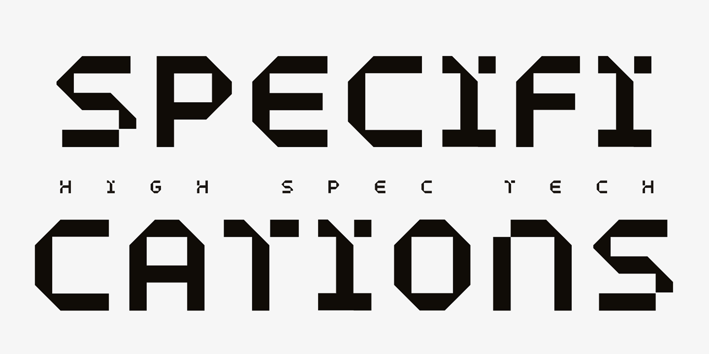 ai display typeface font font design fonts logo Logotype tech Technology Typeface