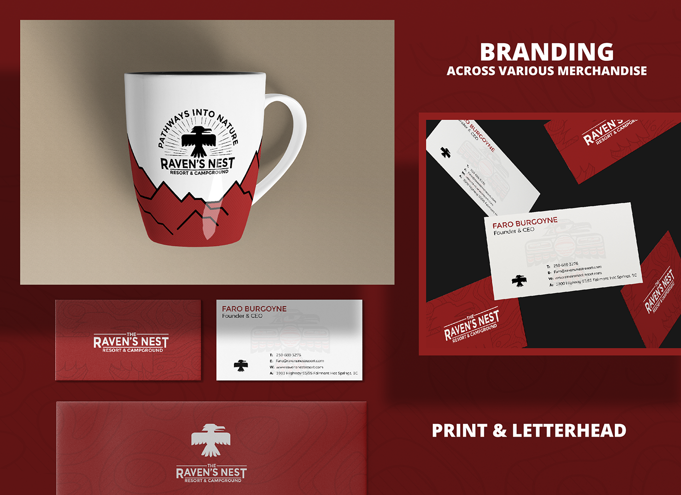 branding  campground logo business card brand identity creative agency creative studio print digital graphic design 