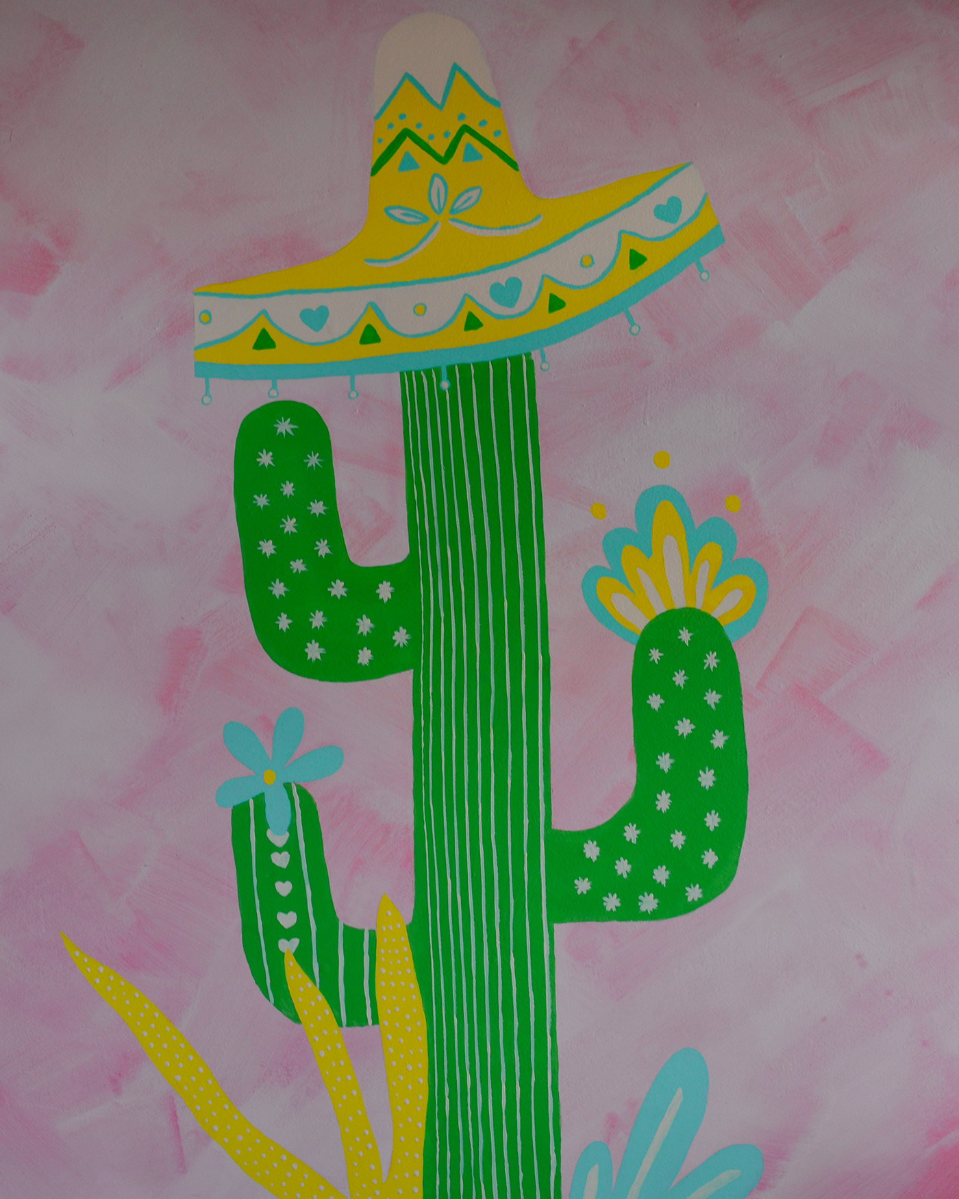 artist artmural Artwall artwork cactus paint painting   Painting art Paintings wallpainting